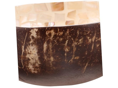 Pulsante di Cocco a 2 Fori Qualità Esportazione Candela Profumata Cereali Fragranze per Arancia