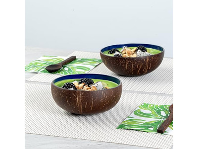 Forniture per la Creazione di Candele Ciotole di Legno per Candele Fatte a Mano di Lusso di Cocco Organico