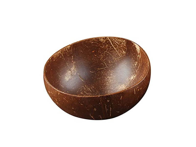 Ciotola di Cocco con Coperchio Cucchiaio di Legno e Ciotola Ciotole di Acai Cucchiai Grande Insalata 10 Pezzi