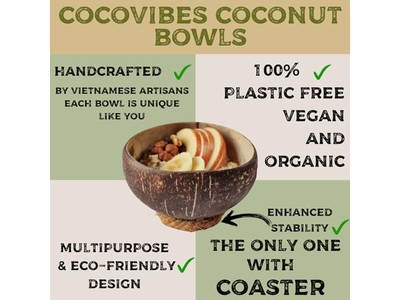 Ciotola di Cocco Macramè Stampata 8 Pollici Gusci Vuoti 6 Fiori