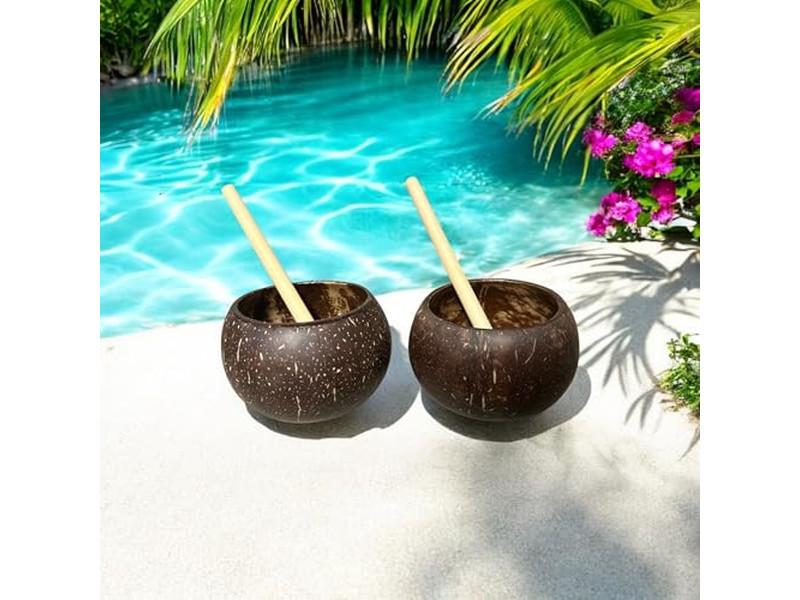 Set di Ciotole per Insalata Catering di 6 Ciotole con Coperchio Cucina in Legno