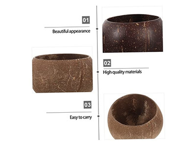 Ciotola di Cocco Vietnamita Candele di Natale Cera Creativa Ciotola Candele di Guscio di Cocco