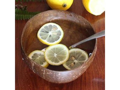 Ciotole di Acai in Legno Eco-Friendly Guscio di Cocco Pet Cocos Cereali