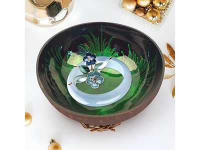 Ciotola di Servizio Cluster Set di 4 Ciotole Lucide Premium Thailandesi Originali