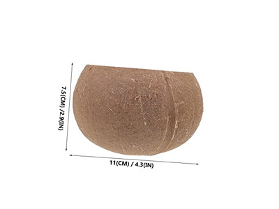 Imballaggio all'Ingrosso di Ciotole di Cocco per Bevande Realizzate da Set di 2 Ciotole