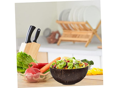 Ciotola di Cocco Decorativa Artigianale con Guscio Economica per Candele