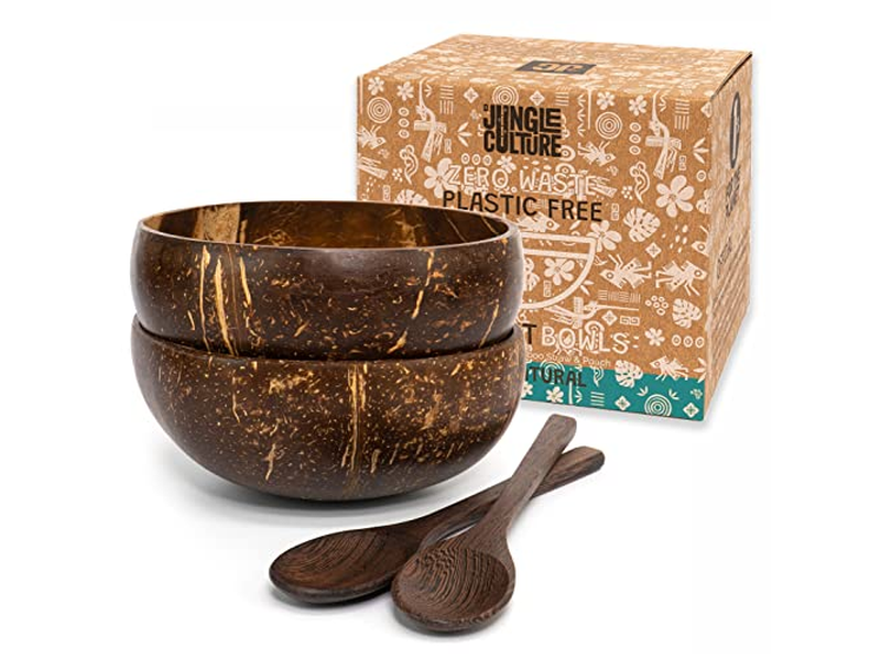 Ciotola di Cocco Ciotole di Cocco Cocunut Tazze di Cocco Guscio Candela Conservazione in Cucina