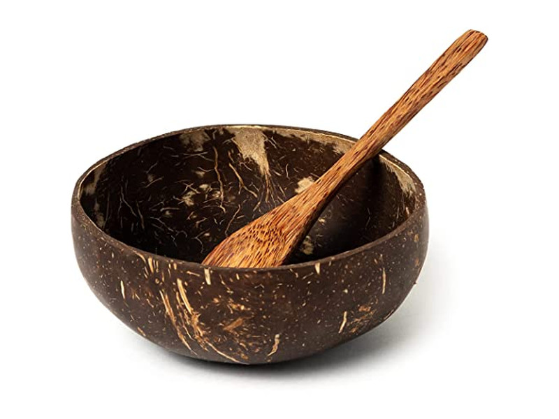 Ciotola di Candela a Forma Rotonda Guscio di Lavanda Decorativa Ciotole di Legno