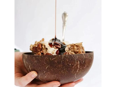 Ciotola di Candela a Forma Rotonda Guscio di Lavanda Decorativa Ciotole di Legno