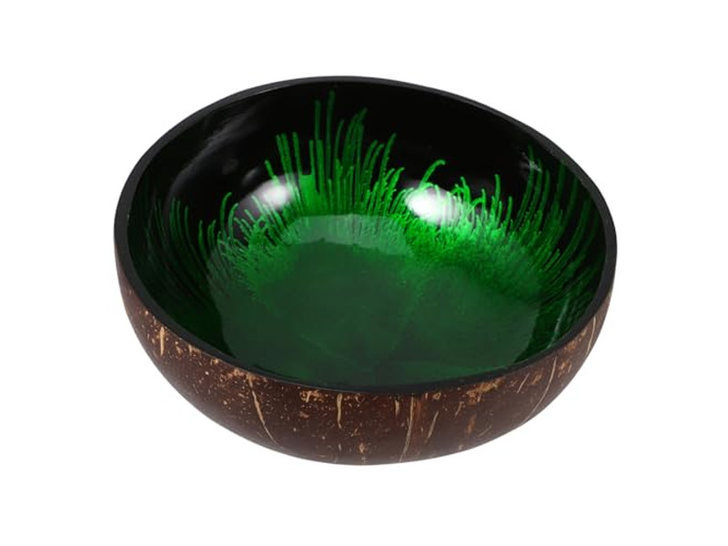 Ciotola Naturale della Thailandia Set di Insalata in Acacia Ciotole Colorate di Cocco Sicure per Alimenti