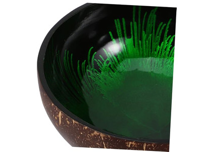 Ciotola Naturale della Thailandia Set di Insalata in Acacia Ciotole Colorate di Cocco Sicure per Alimenti