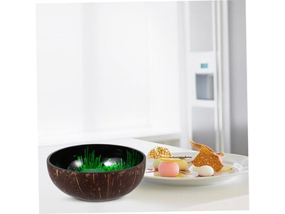 Ciotola Naturale della Thailandia Set di Insalata in Acacia Ciotole Colorate di Cocco Sicure per Alimenti