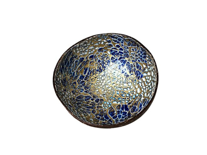 Ciotole di Cocco Spesse Snack Ciotola India Intagliata Personalizzata Miscelazione Guscio di Cocco Liscio